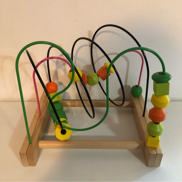 Bead Roller Coaster/wooden beads maze - Picture 2 of 6